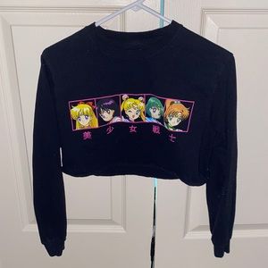 COPY - Sailor Moon Long Sleeve Cropped Tee